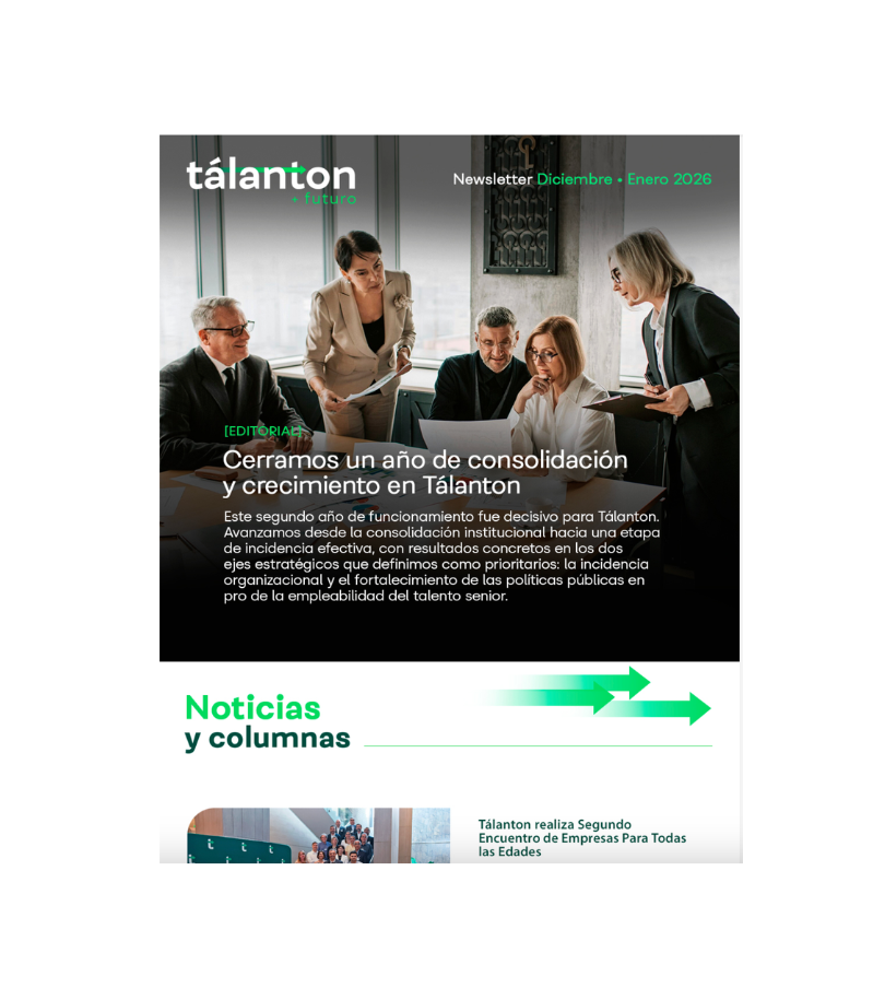 Newsletter diciembre - enero: Cerramos un año de consolidación y crecimiento en Tálanton 